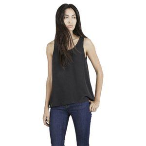 EVERLANE BLACK SILK TANK TOP